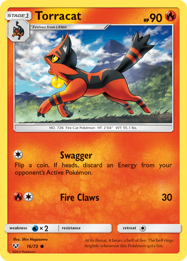 Carta Torracat 16/73 do set Shining Legends — Pokémon TCG | Bynx