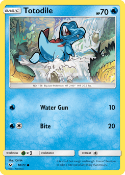 Totodile 18 — Shining Legends