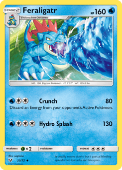 Feraligatr 20 — Shining Legends