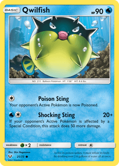 Qwilfish 21 — Shining Legends