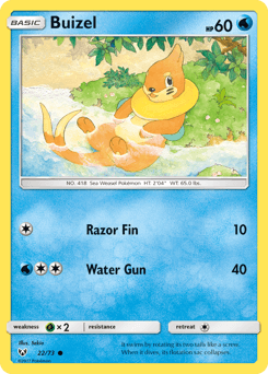 Buizel 22 — Shining Legends