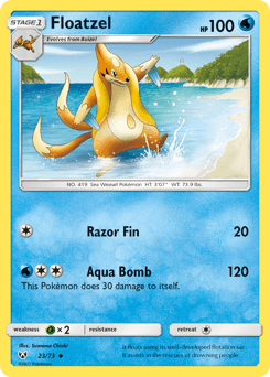 Floatzel 23 — Shining Legends