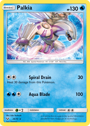 Carta Palkia 24/73 do set Shining Legends — Pokémon TCG | Bynx