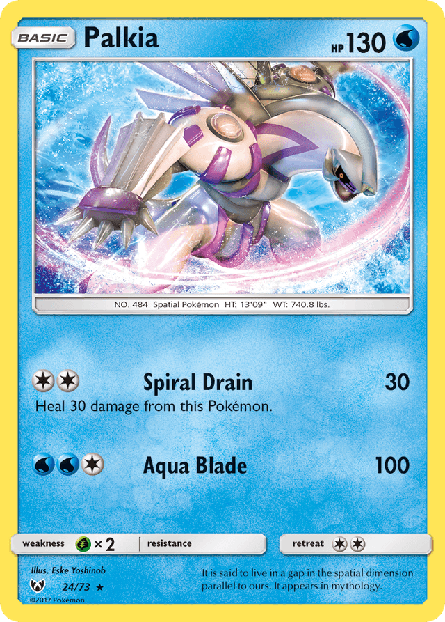 Carta Palkia 24/73 do set Shining Legends — Pokémon TCG | Bynx