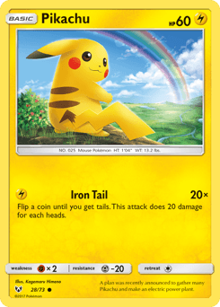 Pikachu 28 — Shining Legends