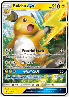 Raichu-GX 29 — Shining Legends