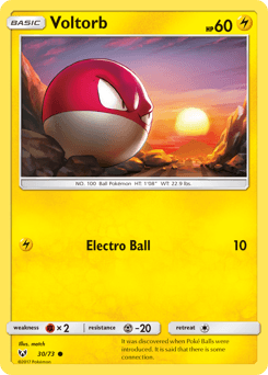 Voltorb 30 — Shining Legends