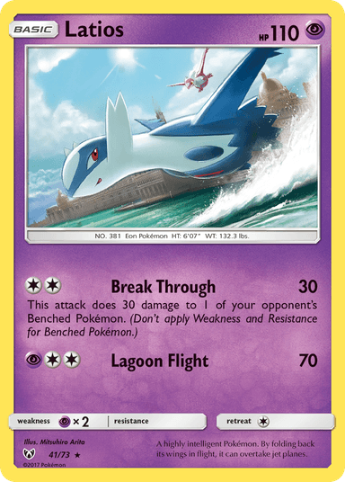 Carta Latios 41/73 do set Shining Legends — Pokémon TCG | Bynx