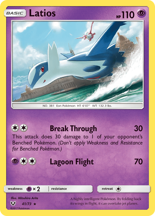 Carta Latios 41/73 do set Shining Legends — Pokémon TCG | Bynx