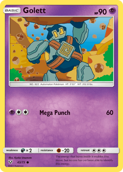 Golett 43 — Shining Legends