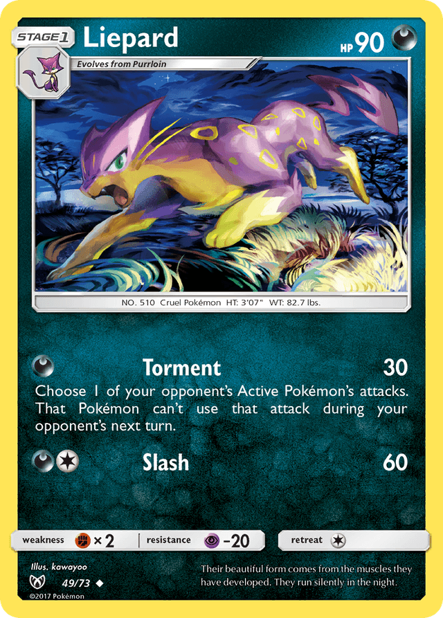 Carta Liepard 49/73 do set Shining Legends — Pokémon TCG | Bynx