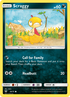 Scraggy 50 — Shining Legends