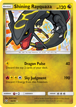 Shining Rayquaza 56 — Shining Legends