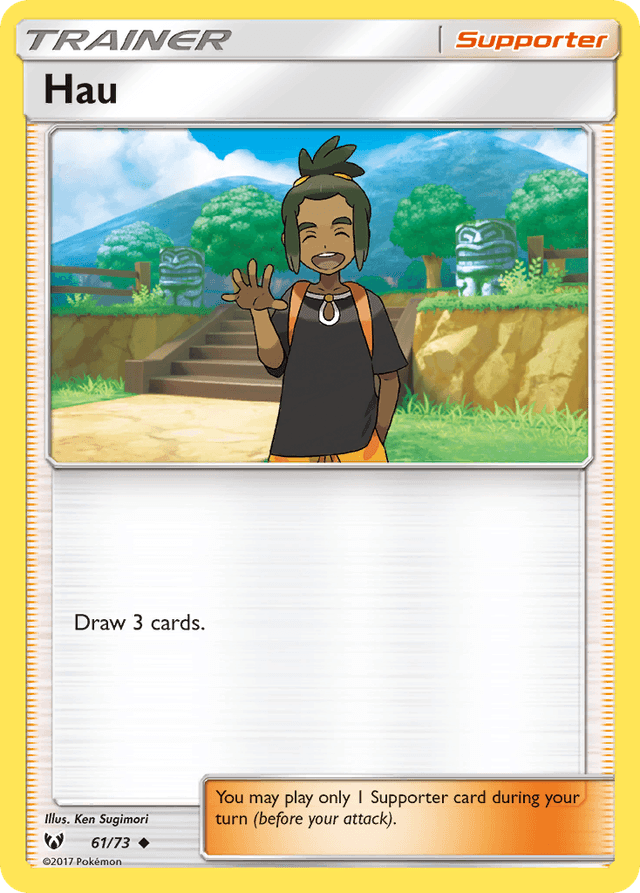 Carta Hau 61/73 do set Shining Legends — Pokémon TCG | Bynx