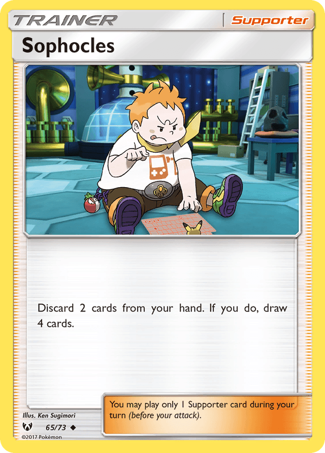 Carta Sophocles 65/73 do set Shining Legends — Pokémon TCG | Bynx