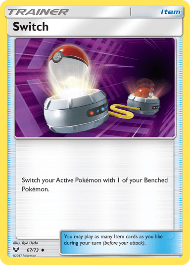 Carta Switch 67/73 do set Shining Legends — Pokémon TCG | Bynx