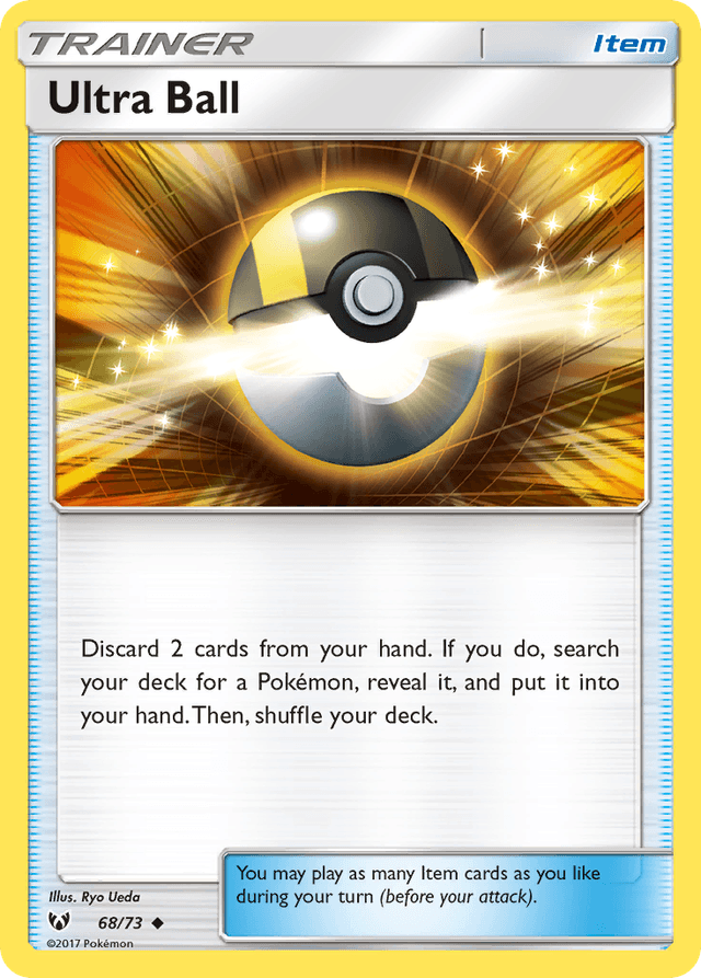 Carta Ultra Ball 68/73 do set Shining Legends — Pokémon TCG | Bynx