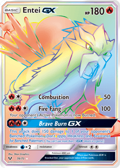 Entei-GX 74 — Shining Legends