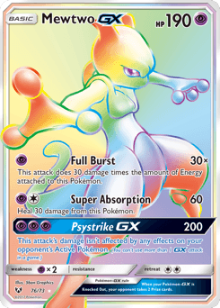 Mewtwo-GX 76 — Shining Legends