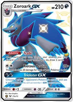 Zoroark-GX 77a — Shining Legends