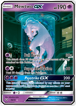 Mewtwo-GX 78 — Shining Legends