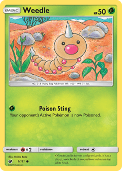 Weedle 1 — Crimson Invasion