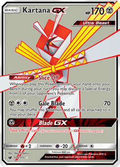 Carta Kartana-GX 106 do set Crimson Invasion — Pokémon TCG | Bynx