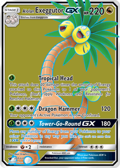 Alolan Exeggutor-GX 107 — Crimson Invasion