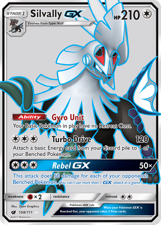 Carta Silvally-GX 108/111 do set Crimson Invasion — Pokémon TCG | Bynx