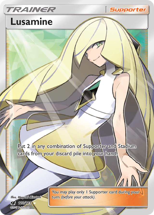 Carta Lusamine 110/111 do set Crimson Invasion — Pokémon TCG | Bynx