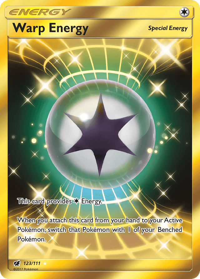 Carta Warp Energy 123/111 do set Crimson Invasion — Pokémon TCG | Bynx