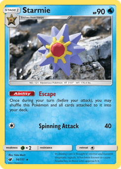 Starmie 16 — Crimson Invasion