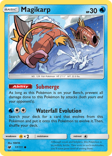 Carta Magikarp 17/111 do set Crimson Invasion — Pokémon TCG | Bynx