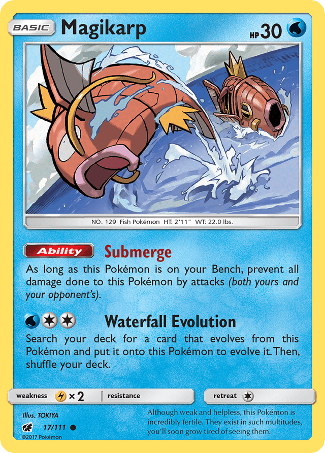 Carta Magikarp 17/111 do set Crimson Invasion — Pokémon TCG | Bynx