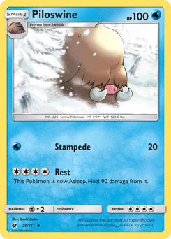 Piloswine 20 — Crimson Invasion