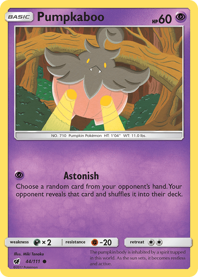 Carta Pumpkaboo 44/111 do set Crimson Invasion — Pokémon TCG | Bynx