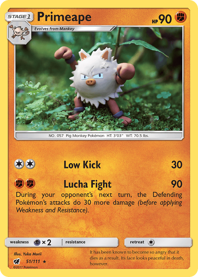 Carta Primeape 51/111 do set Crimson Invasion — Pokémon TCG | Bynx