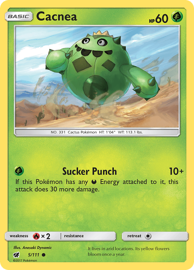 Carta Cacnea 5/111 do set Crimson Invasion — Pokémon TCG | Bynx