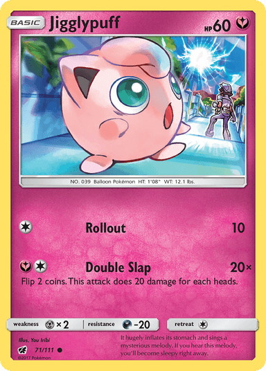 Carta Jigglypuff 71/111 do set Crimson Invasion — Pokémon TCG | Bynx
