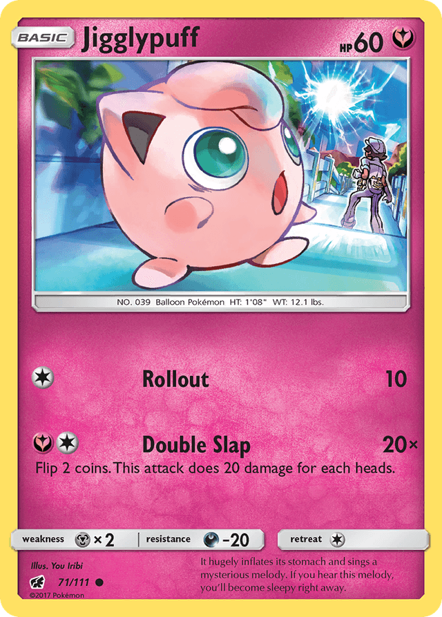Carta Jigglypuff 71/111 do set Crimson Invasion — Pokémon TCG | Bynx