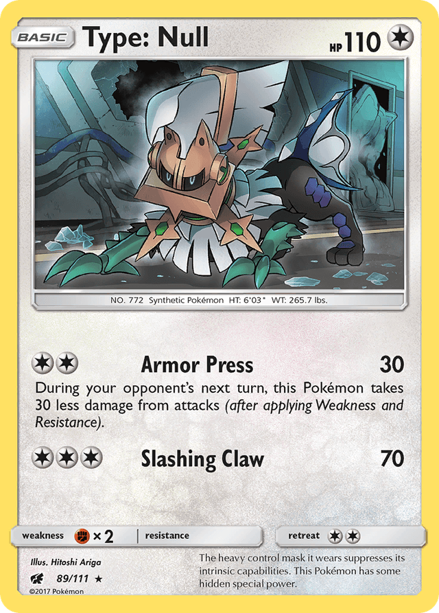 Carta Type: Null 89/111 do set Crimson Invasion — Pokémon TCG | Bynx