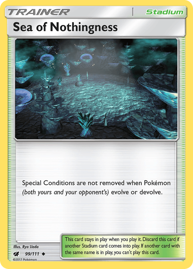 Carta Sea of Nothingness 99/111 do set Crimson Invasion — Pokémon TCG | Bynx