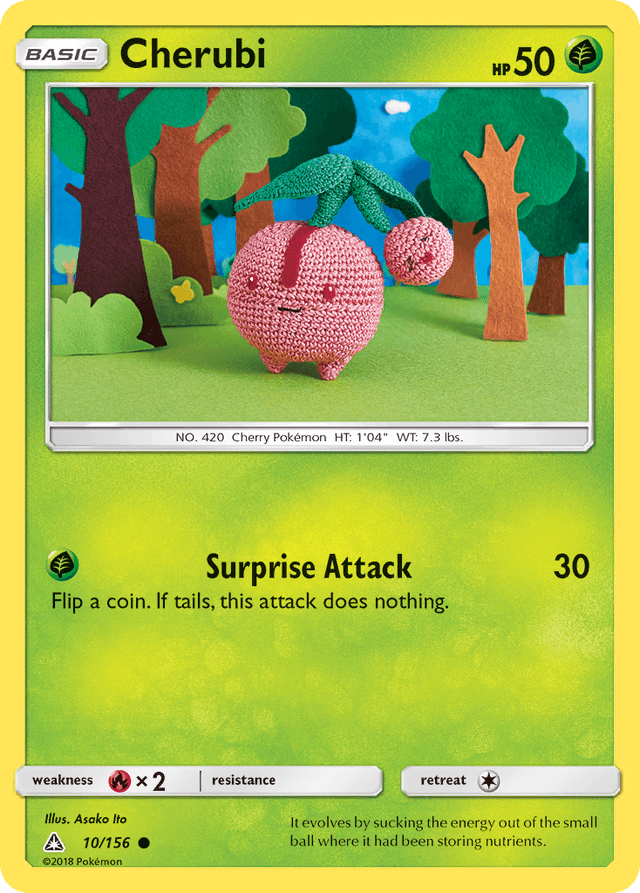 Carta Cherubi 10/156 do set Ultra Prism — Pokémon TCG | Bynx