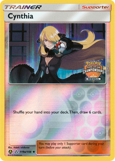Carta Cynthia 119a/156 do set Ultra Prism — Pokémon TCG | Bynx