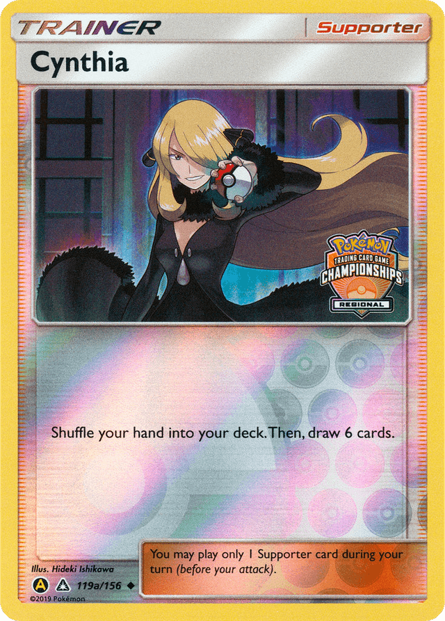 Carta Cynthia 119a/156 do set Ultra Prism — Pokémon TCG | Bynx
