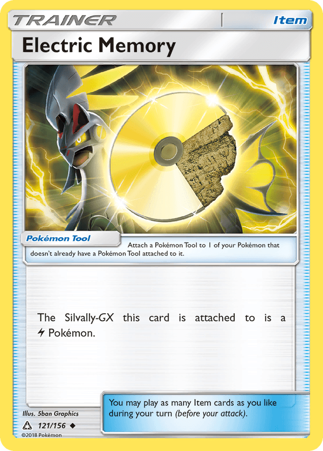 Carta Electric Memory 121/156 do set Ultra Prism — Pokémon TCG | Bynx