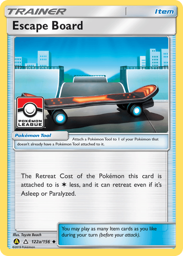Carta Escape Board 122a/156 do set Ultra Prism — Pokémon TCG | Bynx