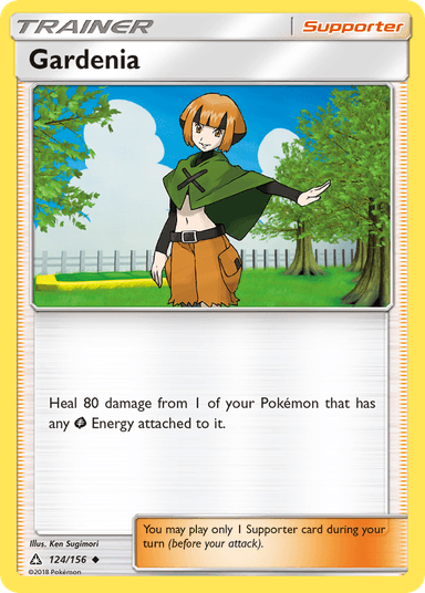 Carta Gardenia 124/156 do set Ultra Prism — Pokémon TCG | Bynx