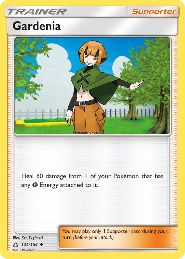 Carta Gardenia 124/156 do set Ultra Prism — Pokémon TCG | Bynx