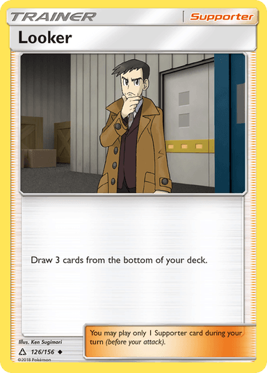 Carta Looker 126/156 do set Ultra Prism — Pokémon TCG | Bynx